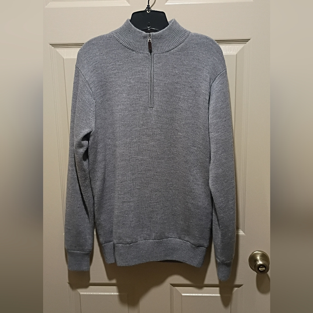 Peter Millar "Keene" midweight pullover in textured merino wool Small Sweater
